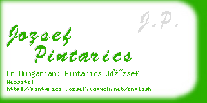 jozsef pintarics business card